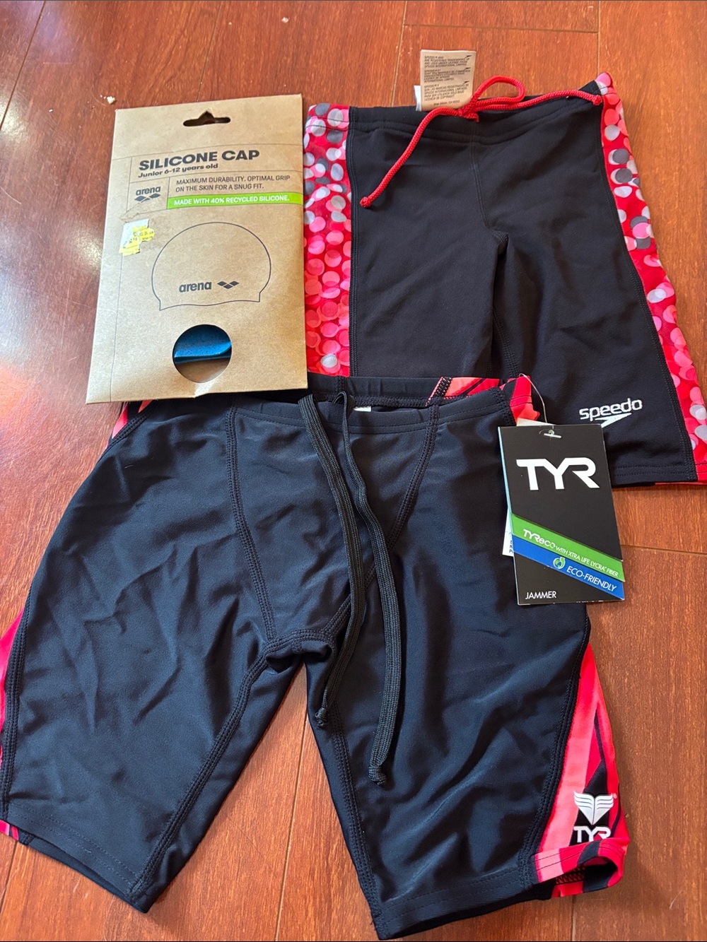 Nwt Tyr and speedo jammer swimsuit lot. Size 22